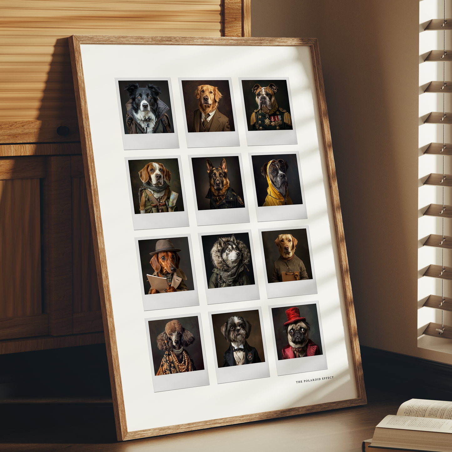 Working Dogs Polaroid Poster