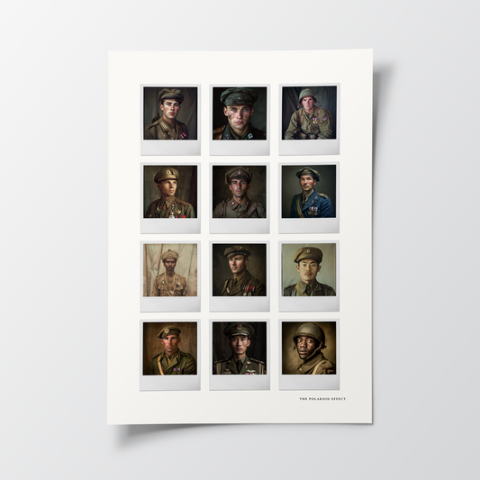 Soilders Instant Photo Poster